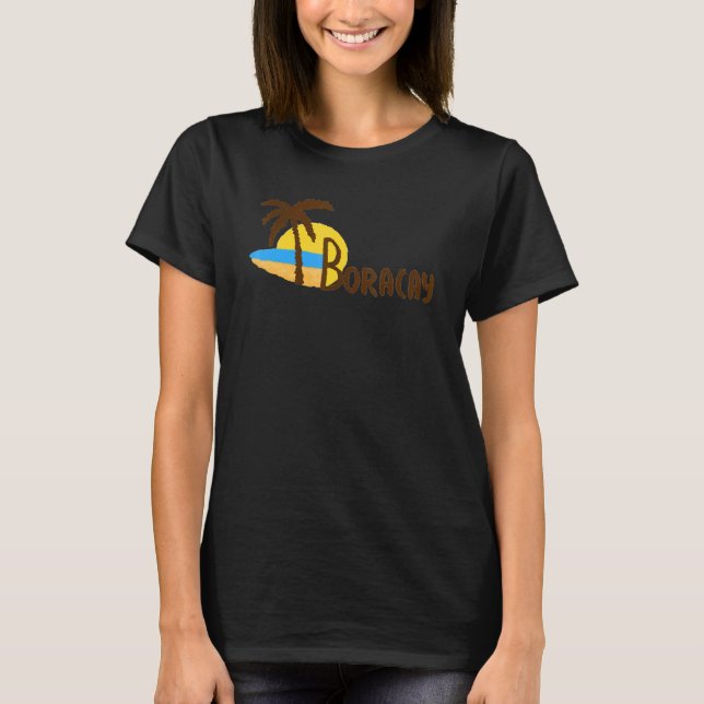 Boracay Philippines souvenir   for men women T-Shirt (Vorderseite)