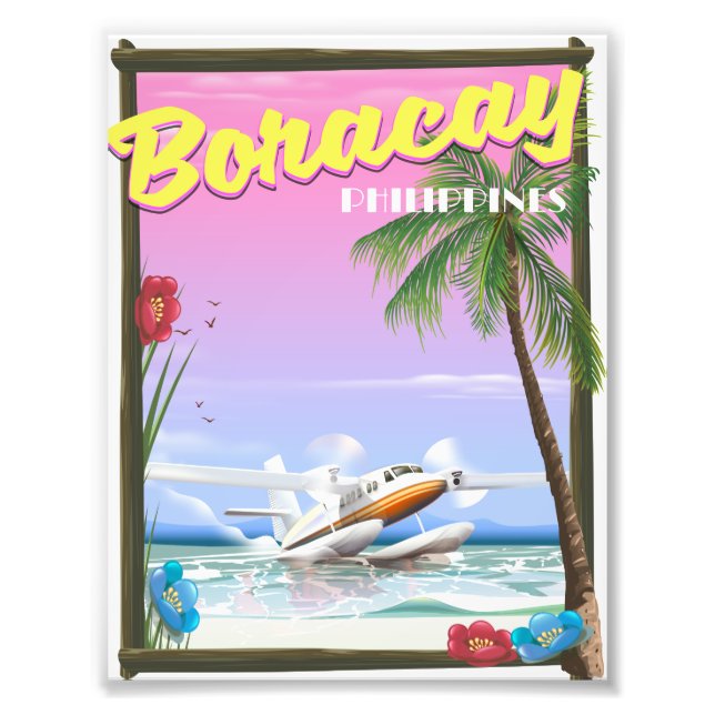 Boracay Philippines Strandposter Fotodruck (Vorne)