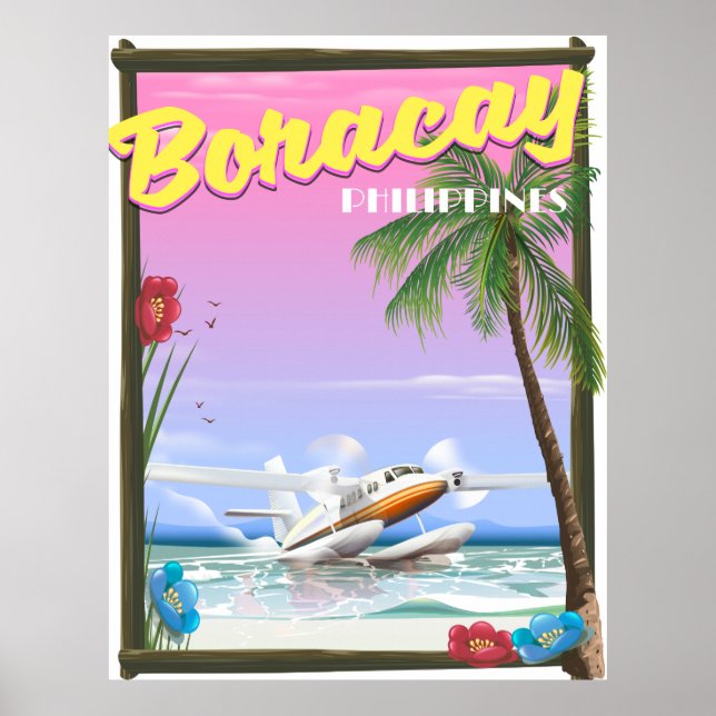Boracay Philippines Strandposter Poster (Vorne)
