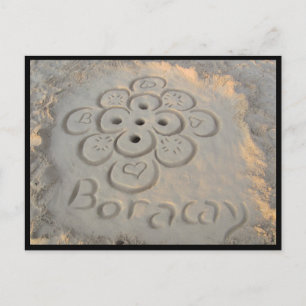 Boracay-Sandmuster Postkarte
