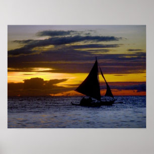 Boracay Sunset Poster