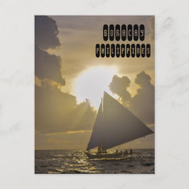 Boracay Sunset Postkarte