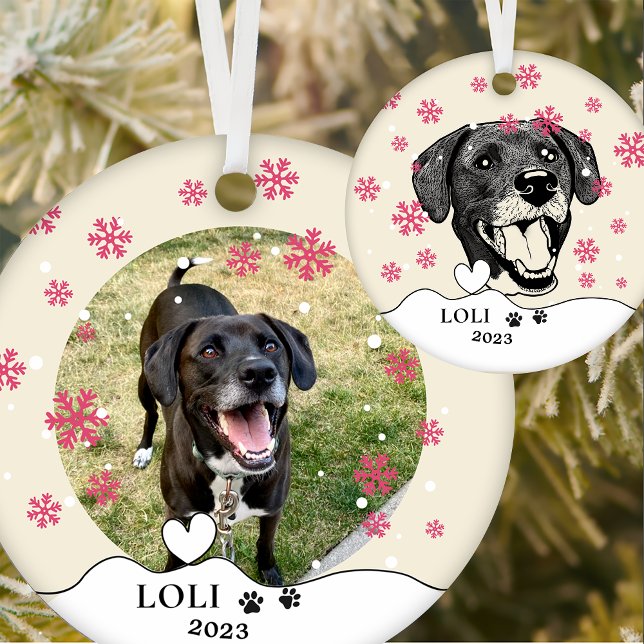 Borador Dog Personalisiert Hand Zeichnend Keramik Ornament (Von Creator hochgeladen)