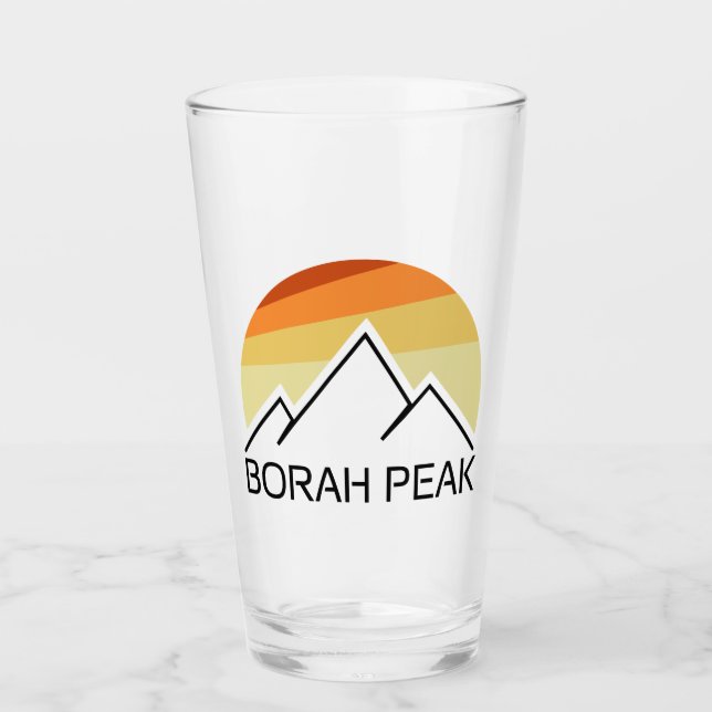 Borah Peak Retro Glas (Vorderseite)
