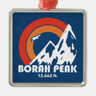 Borah Peak Sun Eagle Ornament Aus Metall