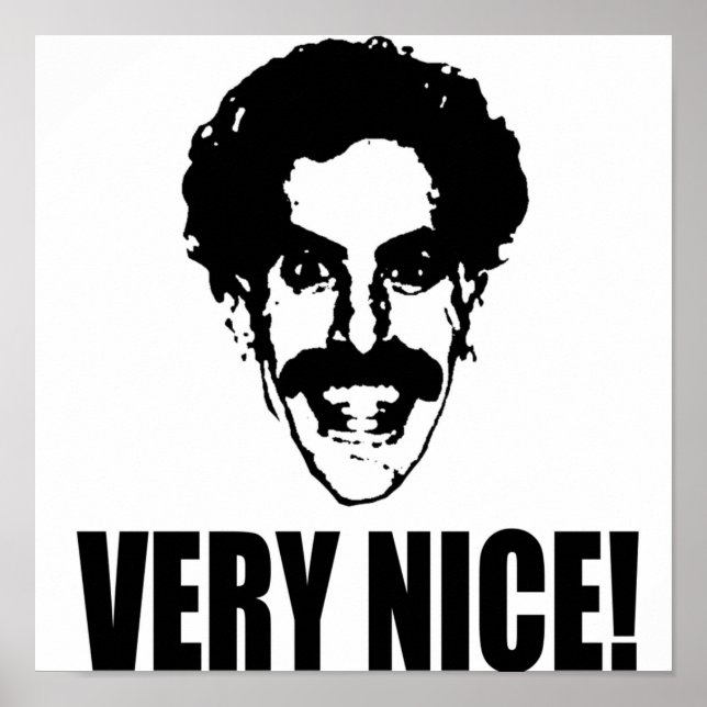 Borat Very Nice Poster (Vorne)