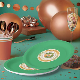 Borcelle Healthfood-Logo-Design Pappteller