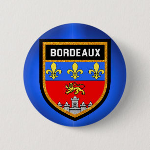 Bordeaux-Flagge Button