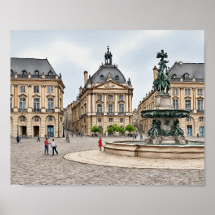 Bordeaux France Poster