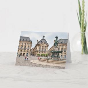 Bordeaux France Wasserfarbenstationery Karte