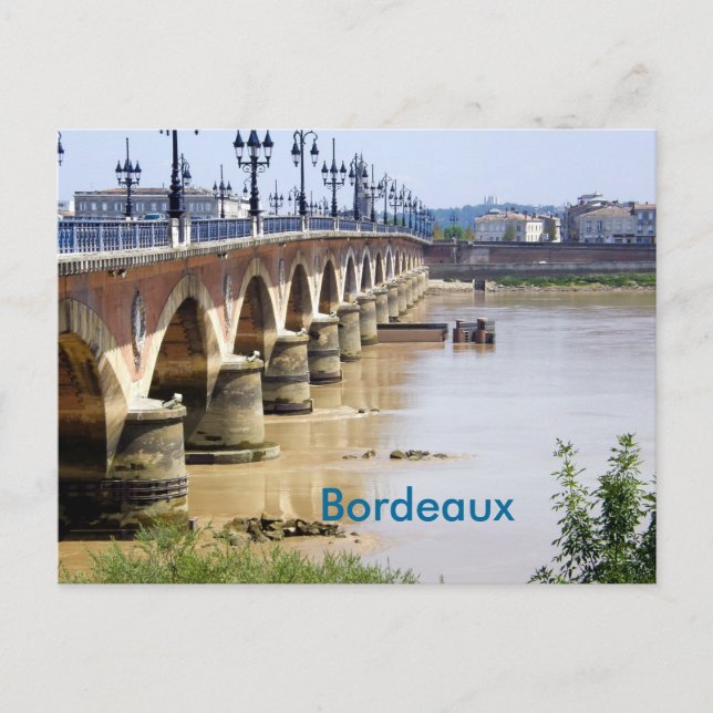 Bordeaux, Frankreich Postkarte (Vorderseite)