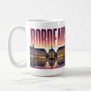 Bordeaux Frankreich Reise Historische Uferpromenad Kaffeetasse