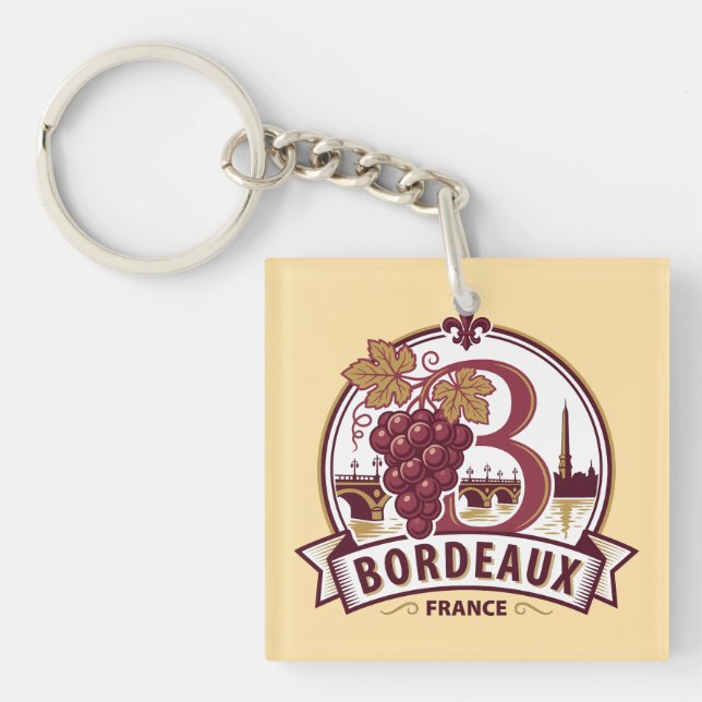Bordeaux Frankreich Schlüsselanhänger (Vorderseite)