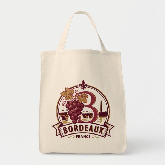 Bordeaux Frankreich Tragetasche (Vorne)