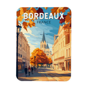 Bordeaux Frankreich Weinroute Mendrisiotto Vintag Magnet