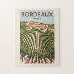 Bordeaux Frankreich Weinroute Mendrisiotto Vintag Puzzle