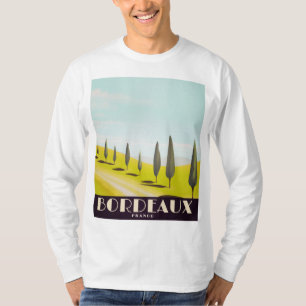 Bordeaux, französisches Reiseposter im Vintage-Sti T-Shirt