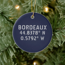 Bordeaux Latitude Länge individuell einstellbar