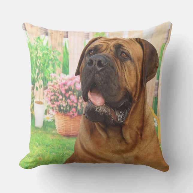 Bordeaux Mastiff Kissen (Vorderseite)