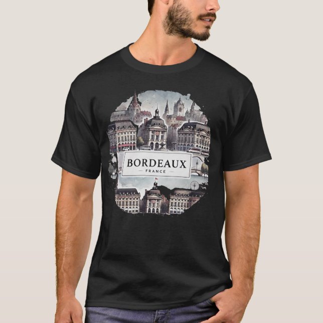 Bordeaux T-Shirt (Vorderseite)