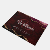 Bordeaux-Zuhause-Doormat 