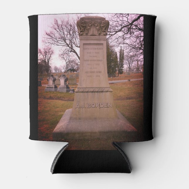 Borden Monument, Fall River, MA - A.J. Borden Dosenkühler (Vorderseite)