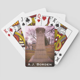 Borden Monument, Fall River, MA - A.J. Borden Spielkarten
