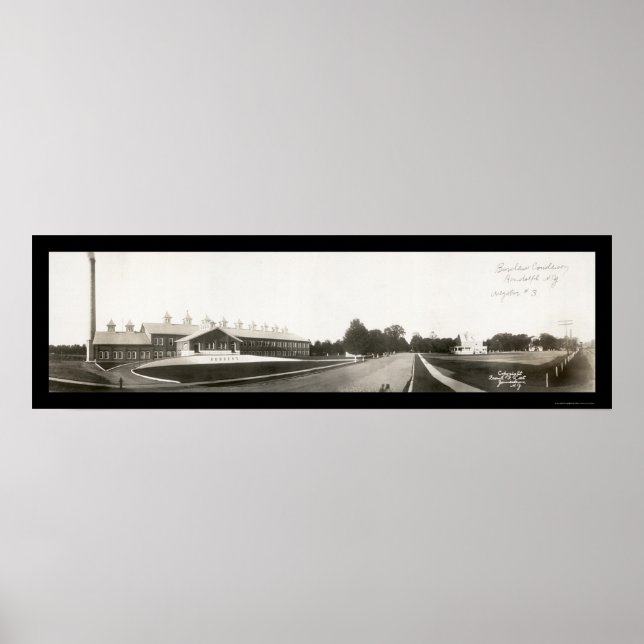 Bordens Milk Factory Foto 1910 Poster (Vorne)