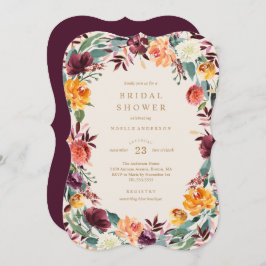 Border Bridal Dusche Einladung
