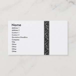 Border Business Card Visitenkarte