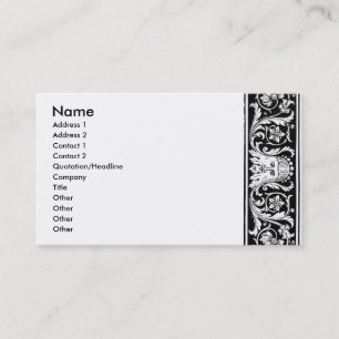 Border Business Card Visitenkarte