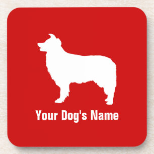 Border Collie ボ ・ ダ コ. Getränkeuntersetzer