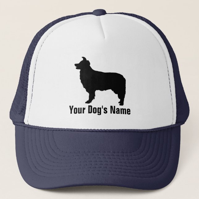 Border Collie ボ ・ ダ コ. Truckerkappe (Vorderseite)