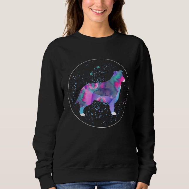 Border Collie  1 Sweatshirt (Vorderseite)