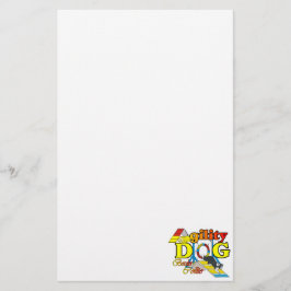 Border Collie Agility Briefpapier