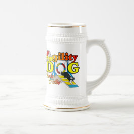Border Collie Agility Geschenke Bierglas