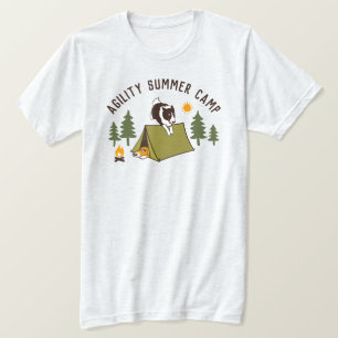 Border Collie Agility Hund Sommerlager Custom T-Shirt