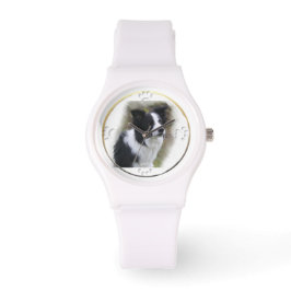 Border Collie Art Armbanduhr