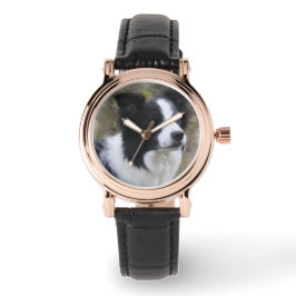 Border Collie Art Armbanduhr