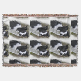Border Collie Art Decke