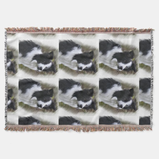 Border Collie Art Decke (Vorderseite)