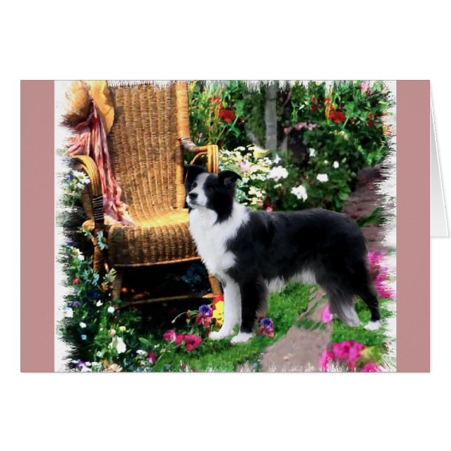 Border Collie Art Geschenke (Vorderseite (Horizontal))