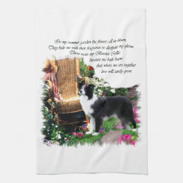 Border Collie Art Geschenke Geschirrtuch