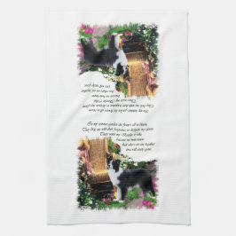 Border Collie Art Geschenke Handtuch
