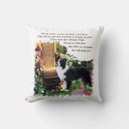 Border Collie Art Geschenke Kissen