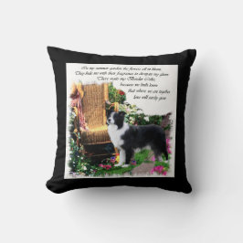Border Collie Art Geschenke Kissen