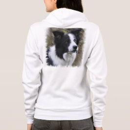 Border Collie Art Hoodie