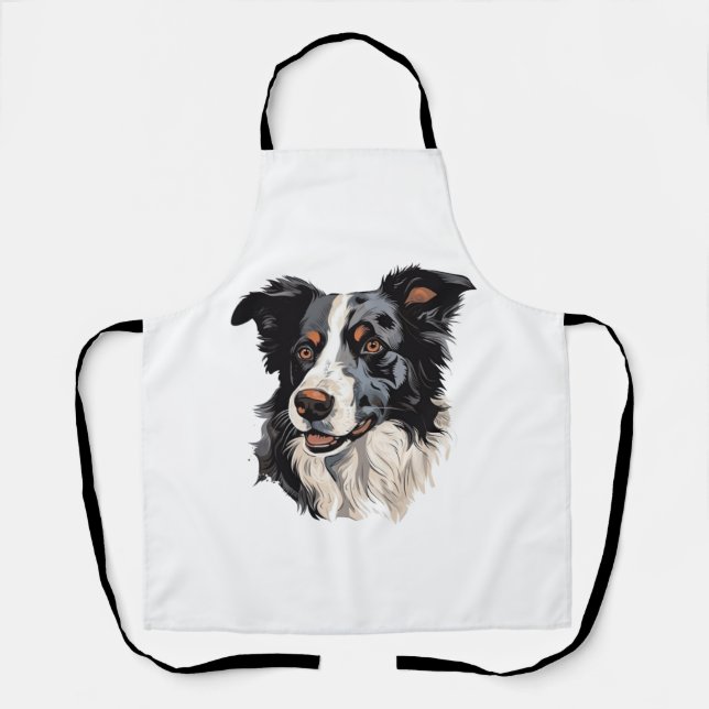 Border Collie Berühmtes Design - Smartest Schürze (Vorderseite)