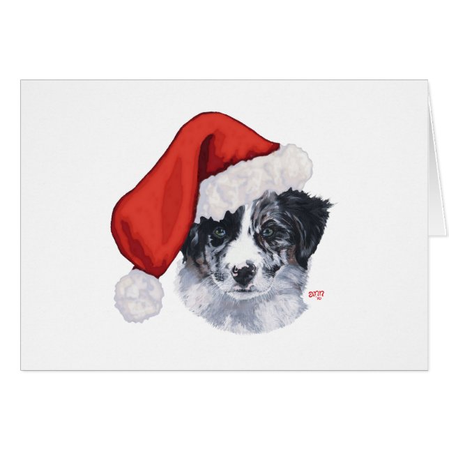 Border Collie Christmas (Vorderseite (Horizontal))