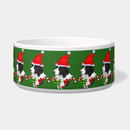 Border Collie Christmas Bowl Napf